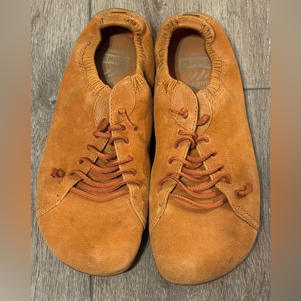 Camper Alicante orange leather, size 38 men’s women’s,  boys, girls, unisex.